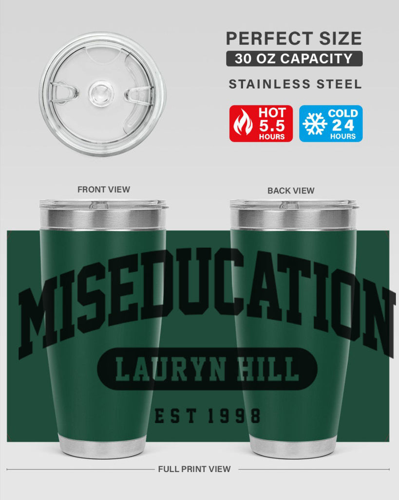 miseducation of lauryn hill college 67#- black words phrases- Cotton Tank