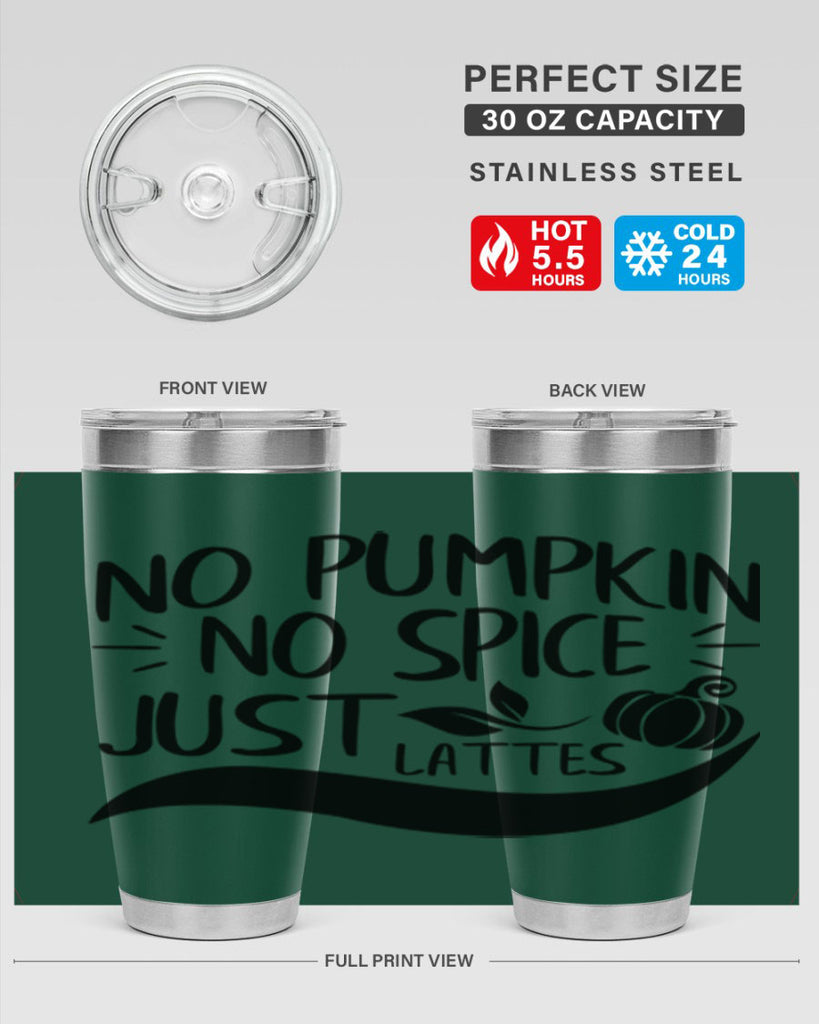 no pumpkin no spice just lattes 441#- fall- Tumbler