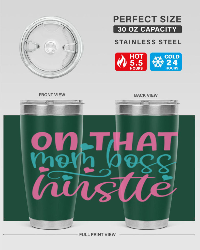 on that mom boss hustle 305#- mom- Tumbler