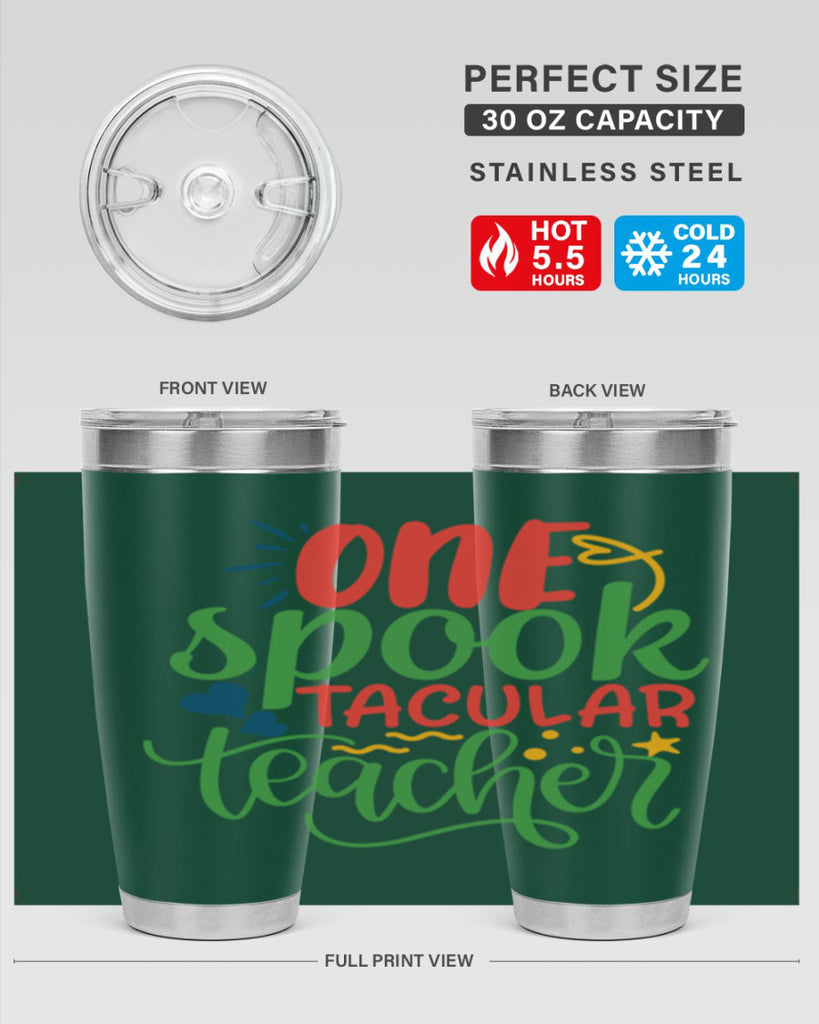 one spook tacular teacher Style 159#- teacher- tumbler