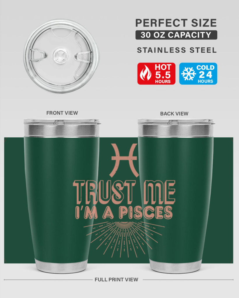 pisces 358#- zodiac- Tumbler