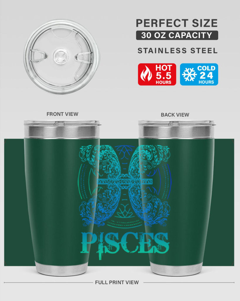 pisces Zodiac 381#- zodiac- Tumbler