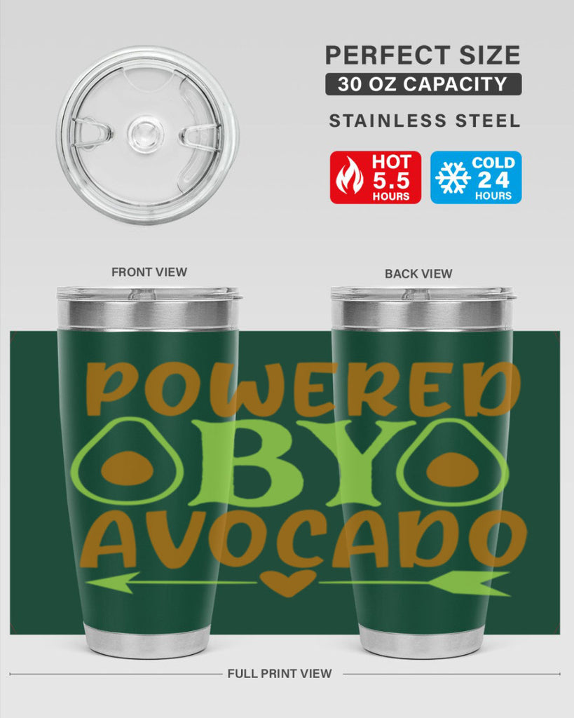 powered by avocado 3#- avocado- Tumbler