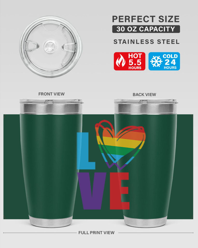 pride love heart 64#- lgbt- Tumbler