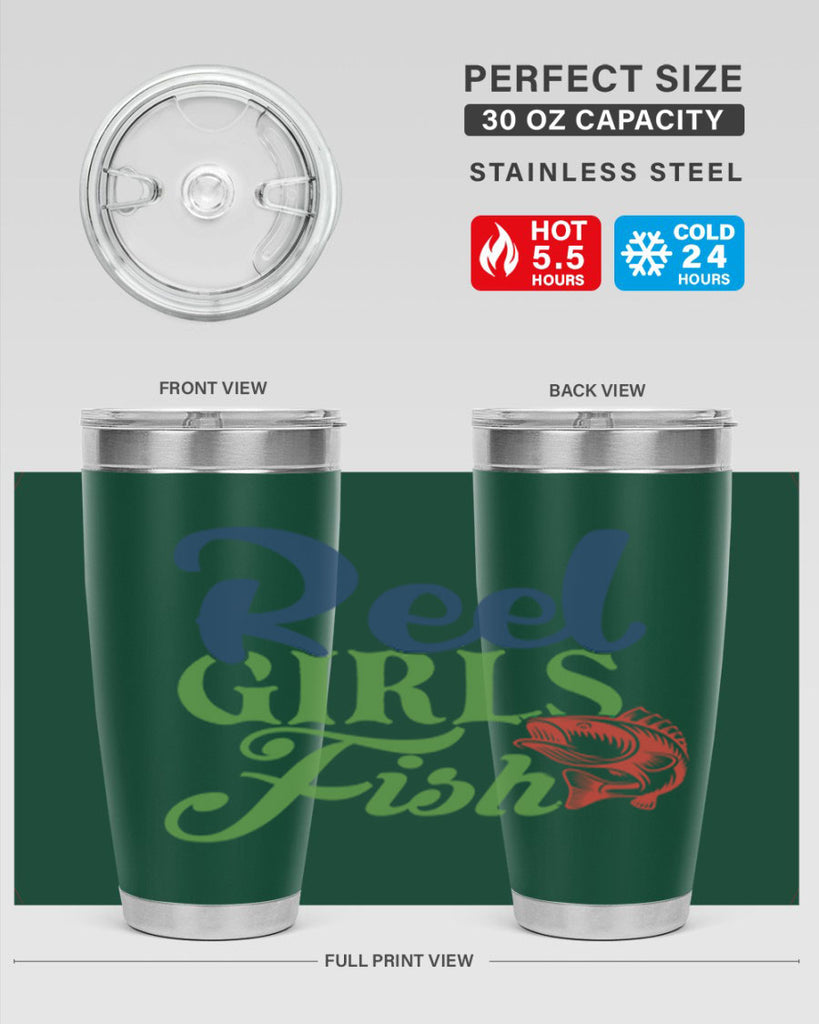 reel girls fish 199#- fishing- Tumbler