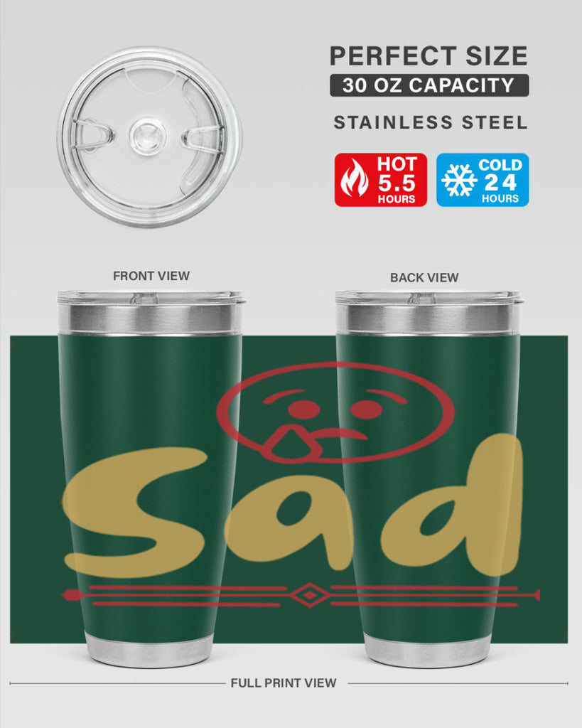sad 6#- fathers day- Tumbler
