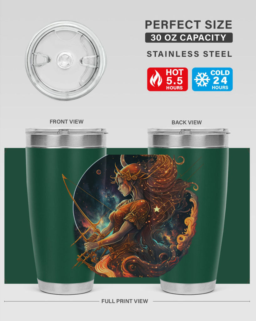 sagittarius 417#- zodiac- Tumbler