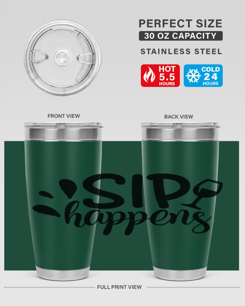 sip happens 162#- wine- Tumbler