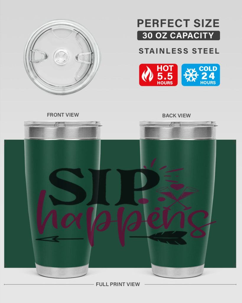 sip happens 164#- wine- Tumbler