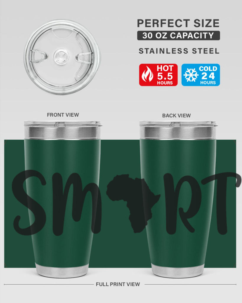 smart africa 32#- black words phrases- Cotton Tank