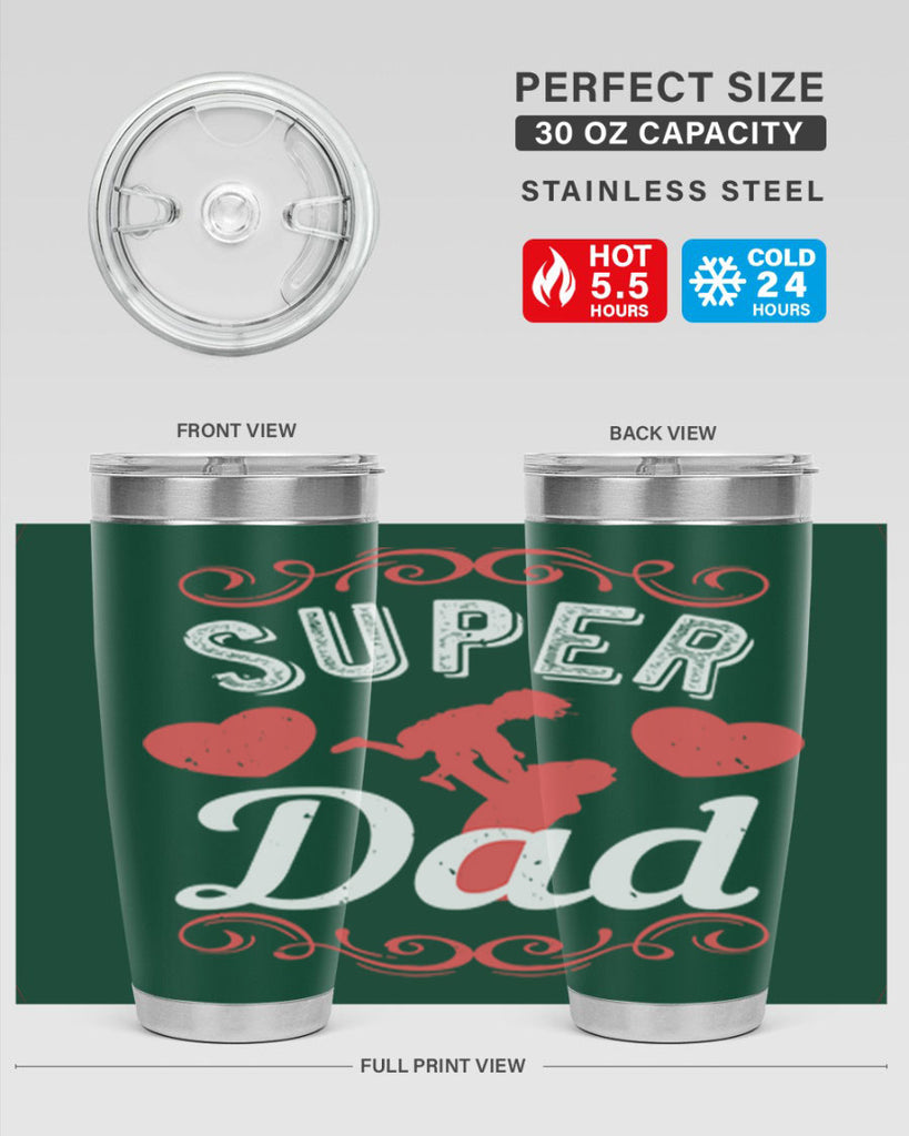 super dad 178#- fathers day- Tumbler