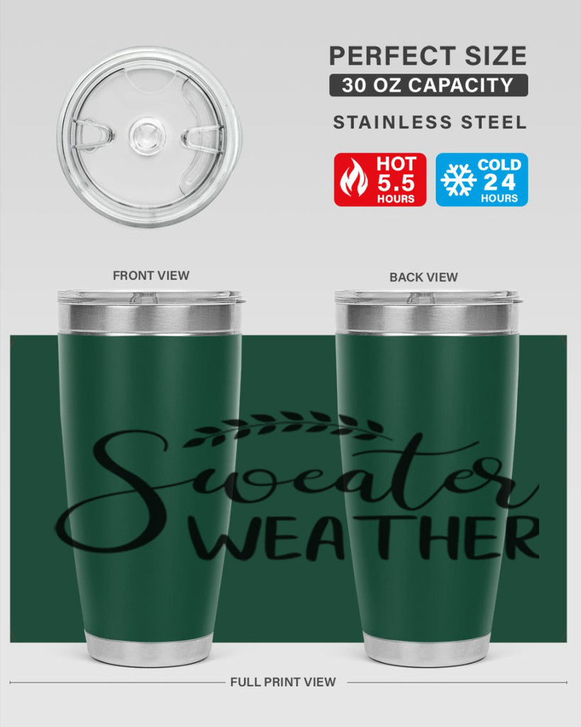 sweater weather 582#- fall- Tumbler