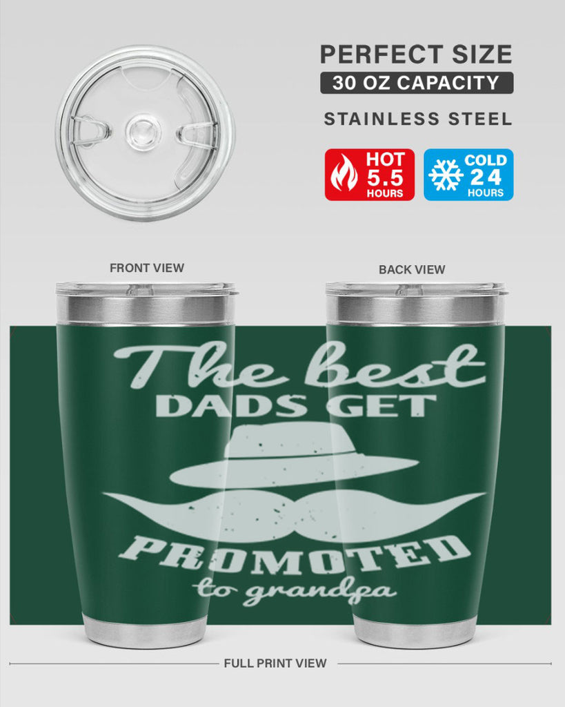 the best dads get promoted 164#- fathers day- Tumbler