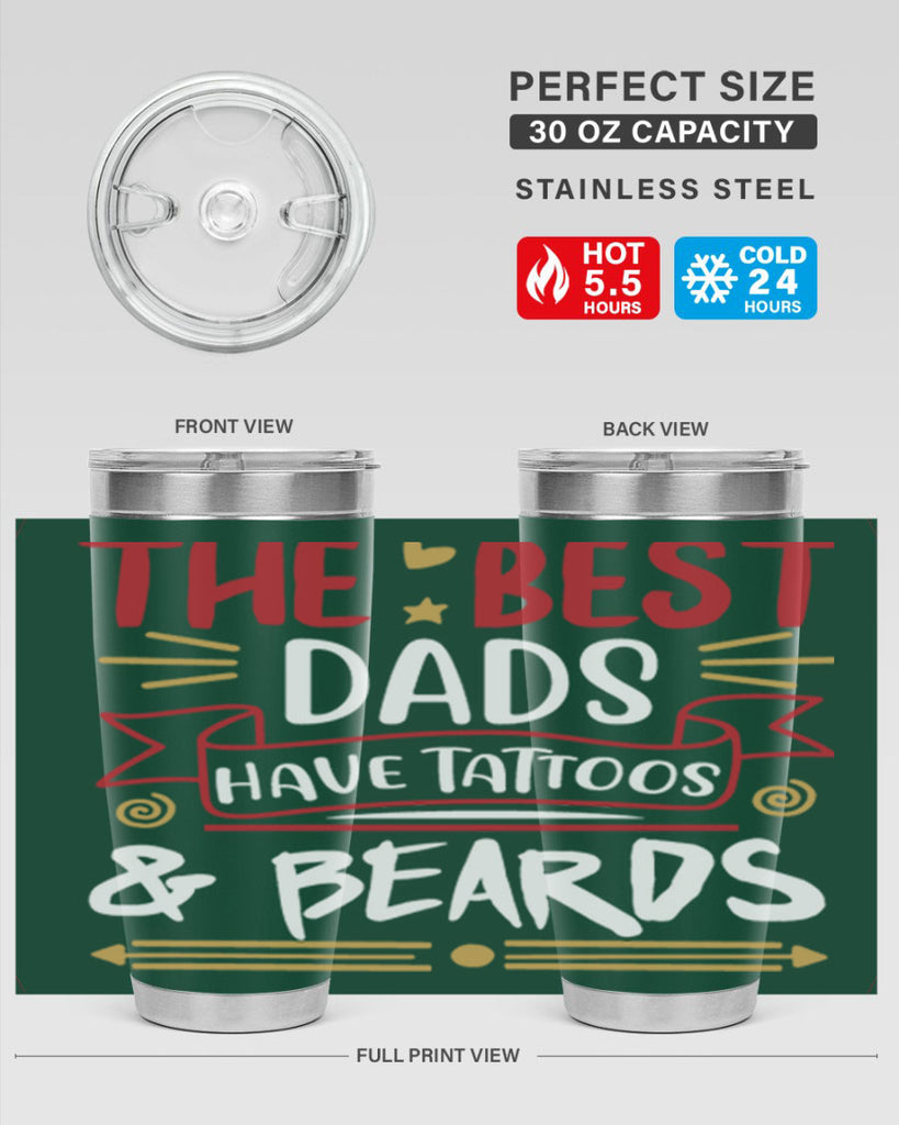 the best dads have tattoos beards 3#- fathers day- Tumbler