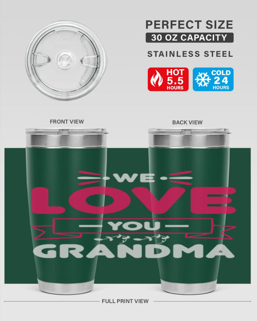 we love you grandma 28#- mom- Tumbler