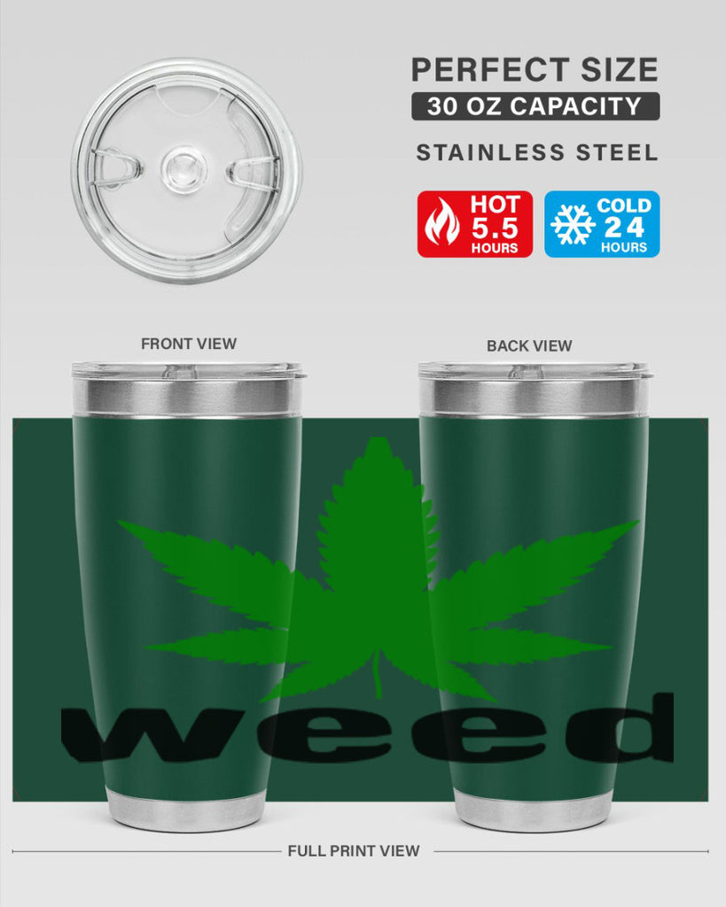 weed 279#- marijuana- Tumbler