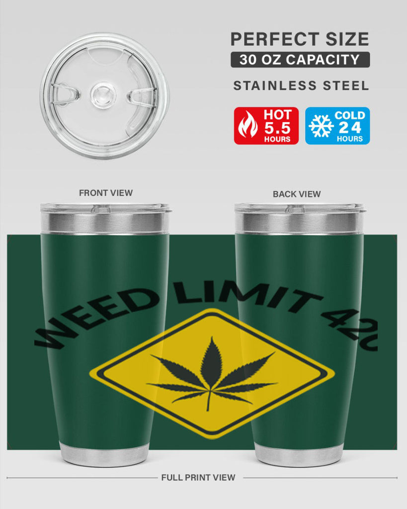 weed limit 420 a 290#- marijuana- Tumbler