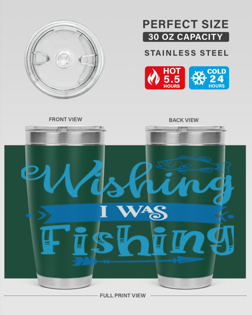 wishing i was fishing 189#- fishing- Tumbler