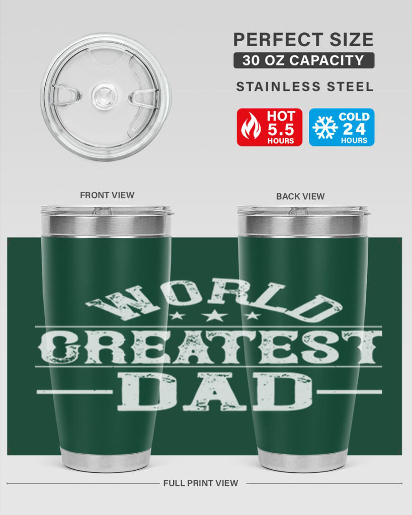 world greatest dad 143#- fathers day- Tumbler