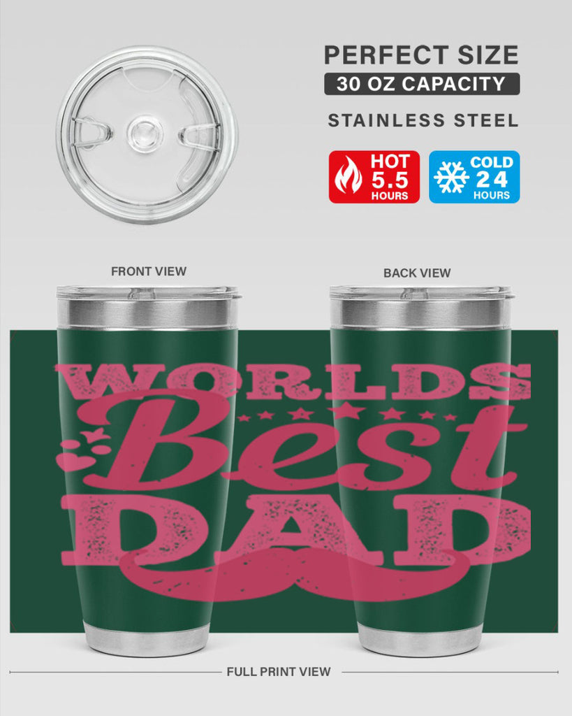 worlds best dad 142#- fathers day- Tumbler