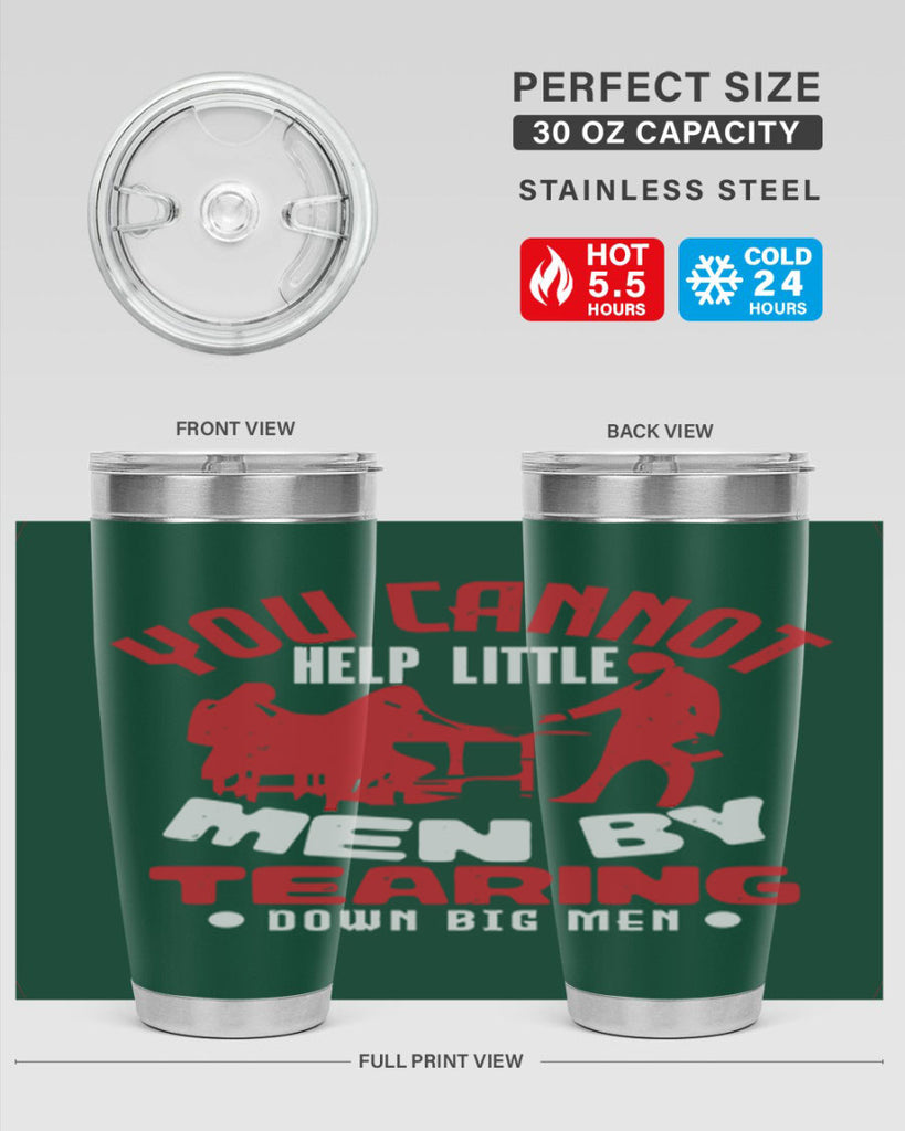 you cannot help little men Style 72#- Fourt Of July- Tumbler