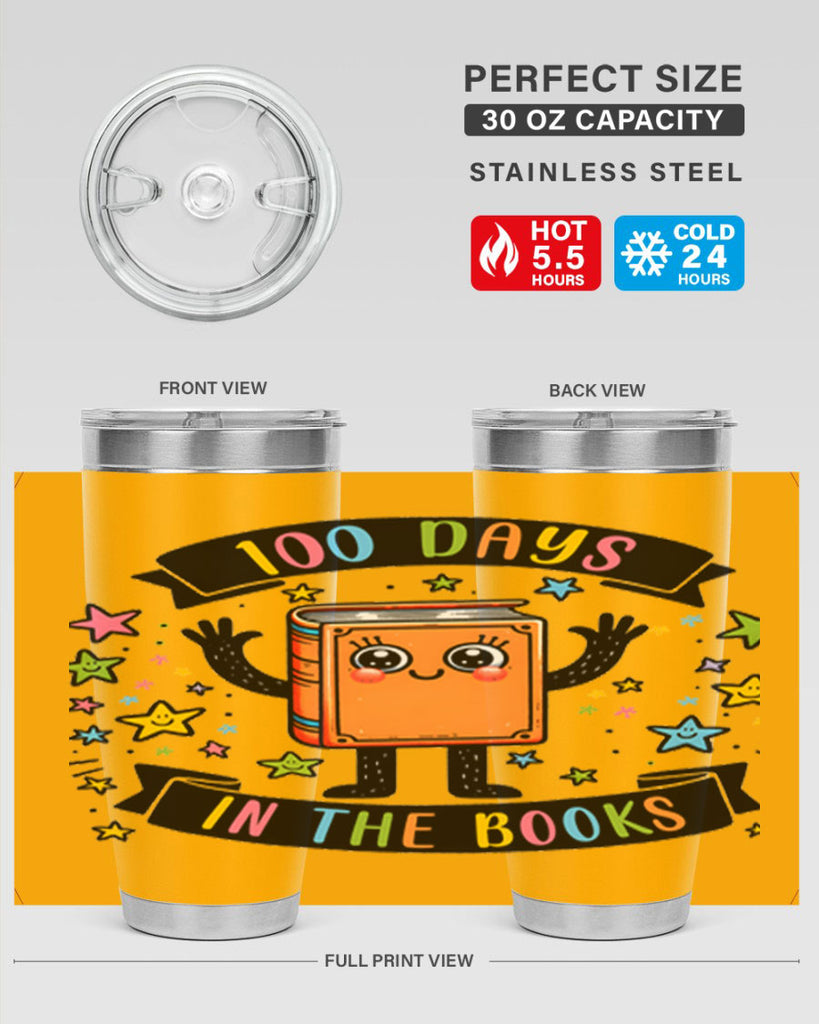 100 Days in the Books 30#- 100 days of school- Tumbler