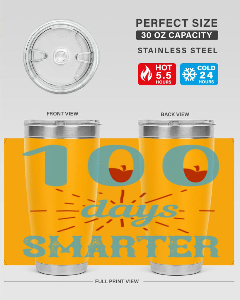 7 days smarter 47#- 100 days of school- Tumbler