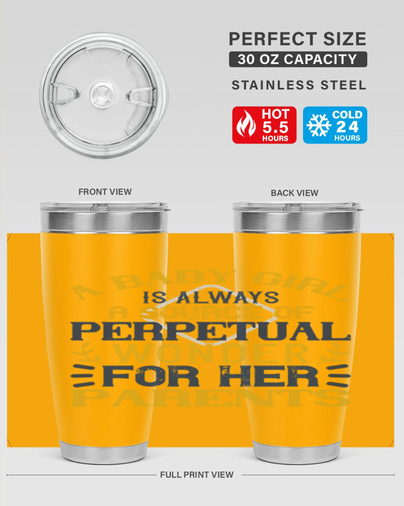 A baby girl is always a source of perpetual wonder for her parents Style 142#- baby- tumbler