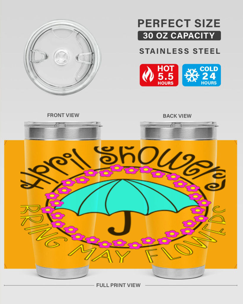 April showers21#- spring- Tumbler
