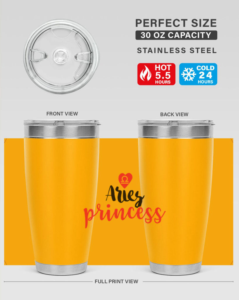 Aries princess 98#- zodiac- Tumbler