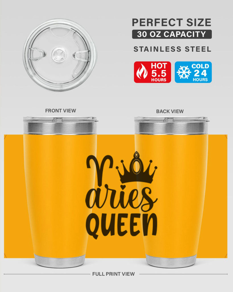 Aries queen 118#- zodiac- Tumbler