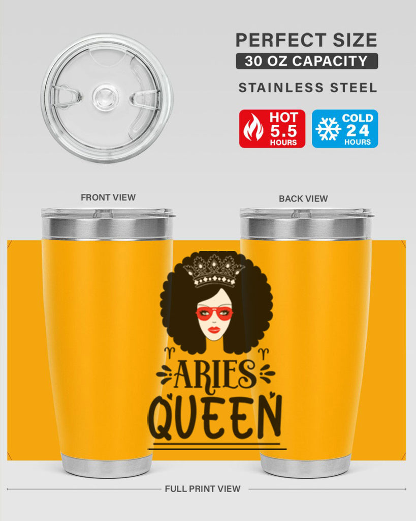 Aries queen 120#- zodiac- Tumbler