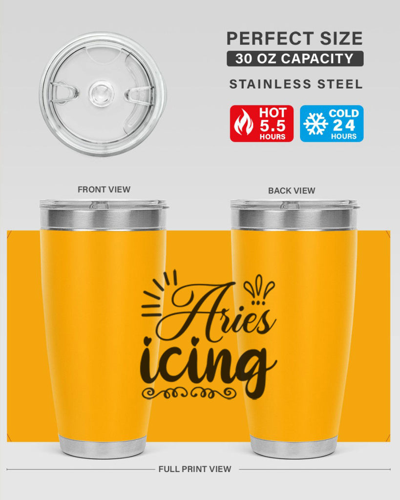 Ariesicing 105#- zodiac- Tumbler