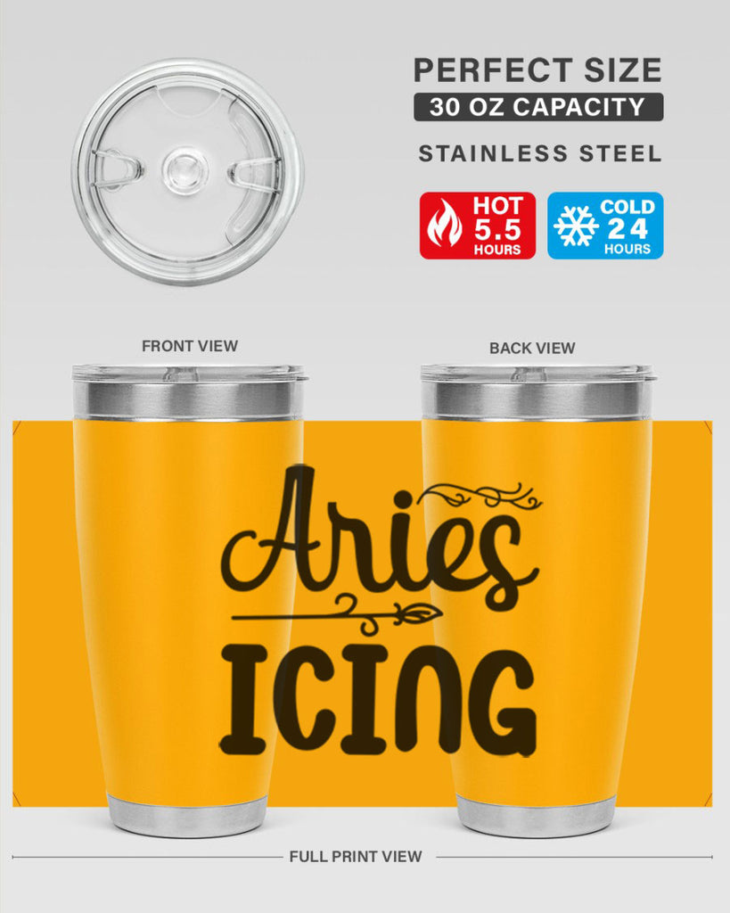 Ariesicing 106#- zodiac- Tumbler