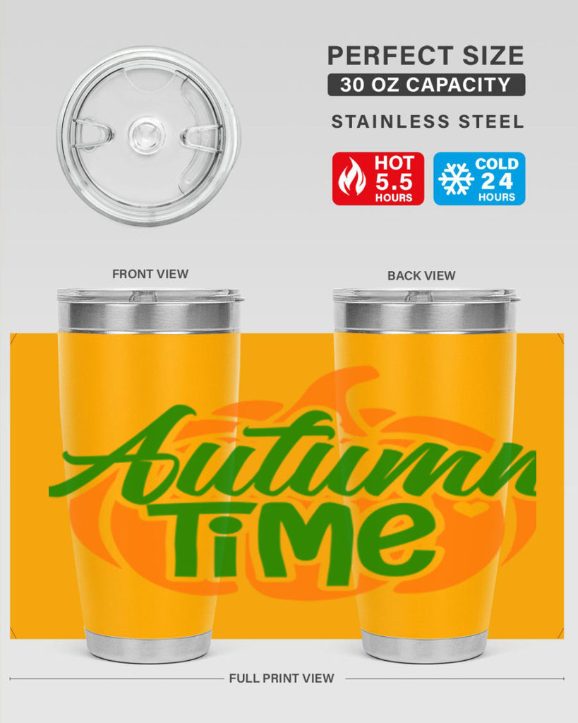 Autumn Time 34#- fall- Tumbler