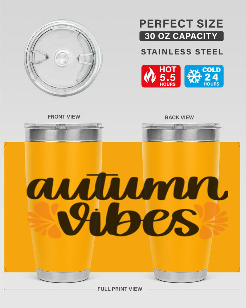 Autumn Vibes 478#- fall- Tumbler