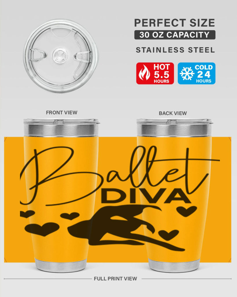 Ballet Diva 5#- ballet- Tumbler