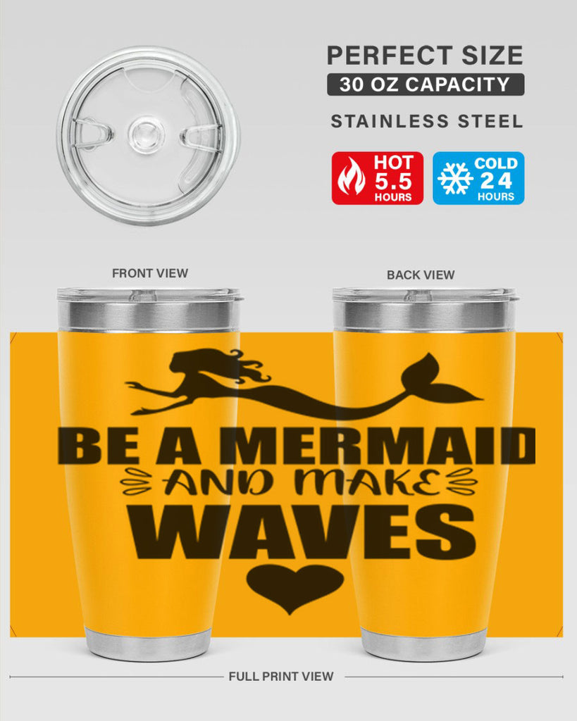 Be a Mermaid and make 53#- mermaid- Tumbler