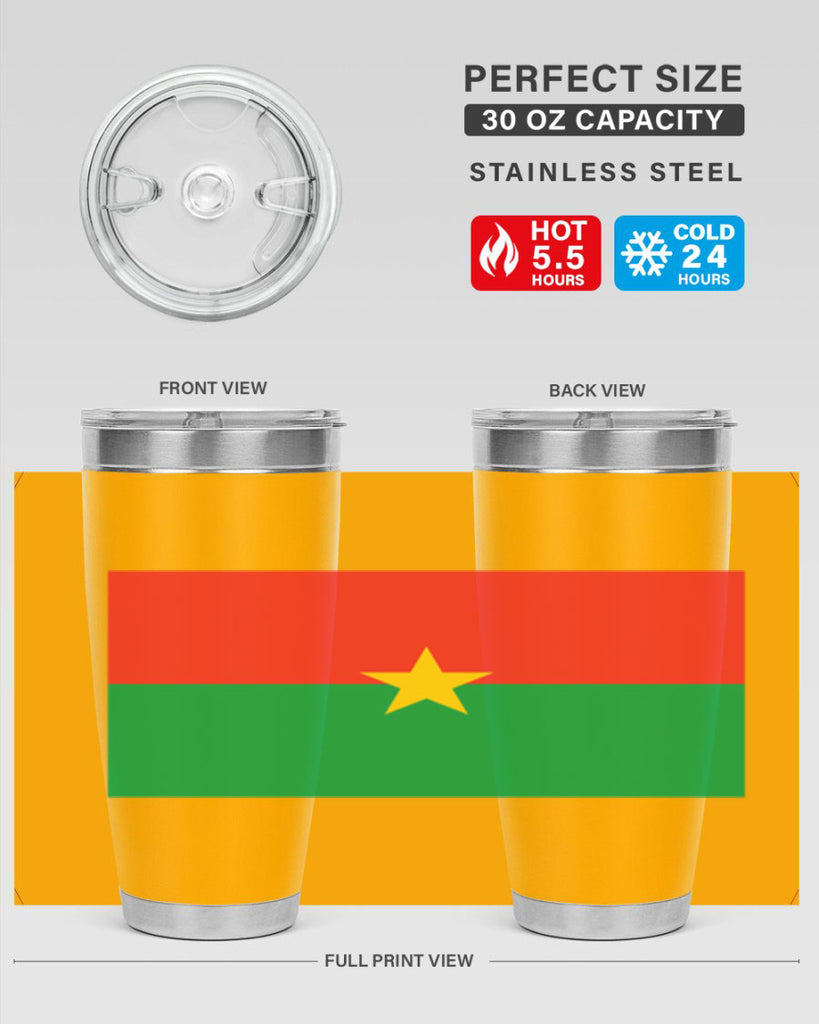 Burkina Faso 171#- world flags- Tumbler