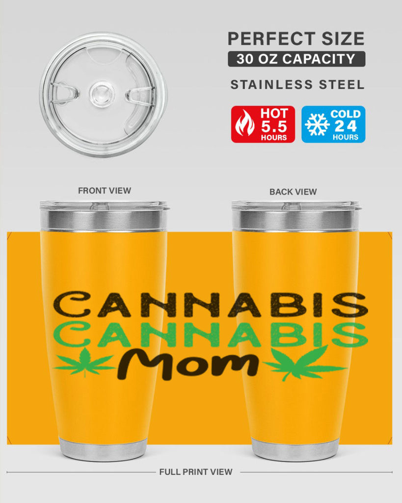 Cannabis Mom 48#- marijuana- Tumbler