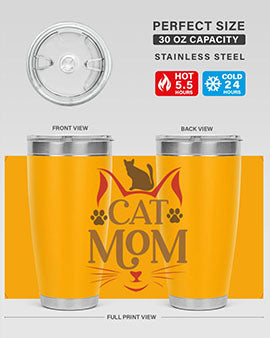 Cat Mom Style 6#- cat- Tumbler