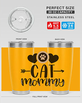 Cat Mommy Style 87#- cat- Tumbler