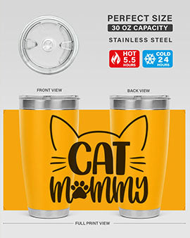 Cat Mommy Style 88#- cat- Tumbler