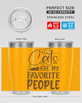 Cats Are My Favorite People Style 7#- cat- Tumbler