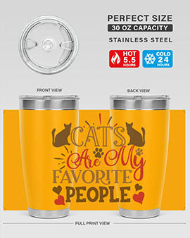 Cats Are My Favorite People Style 8#- cat- Tumbler