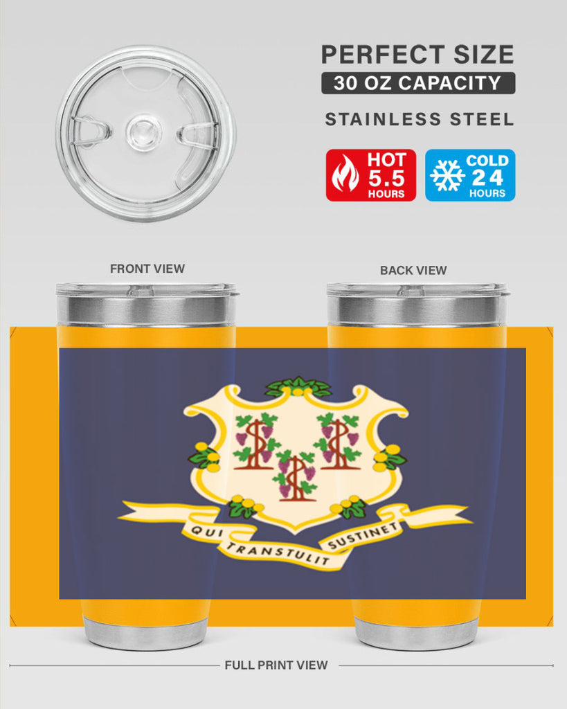 Connecticut 45#- Us Flags- Tumbler