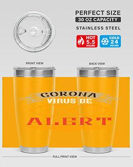 Corona Virus Be Alert Style 6#- corona virus- Cotton Tank