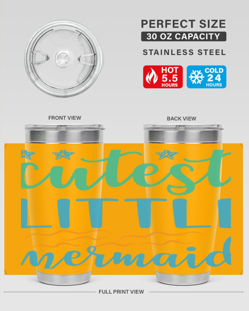 Cutest Little Mermaid Design 97#- mermaid- Tumbler