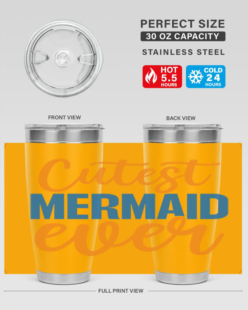 Cutest Mermaid Ever 94#- mermaid- Tumbler