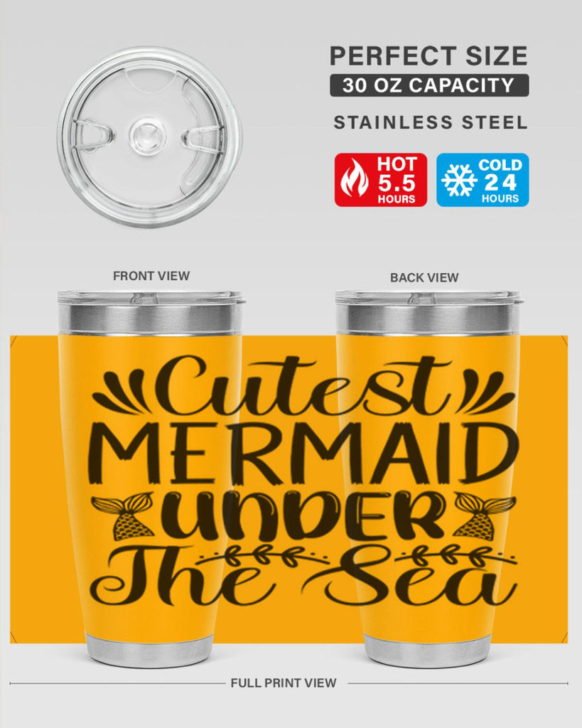 Cutest Mermaid Under The Sea 108#- mermaid- Tumbler
